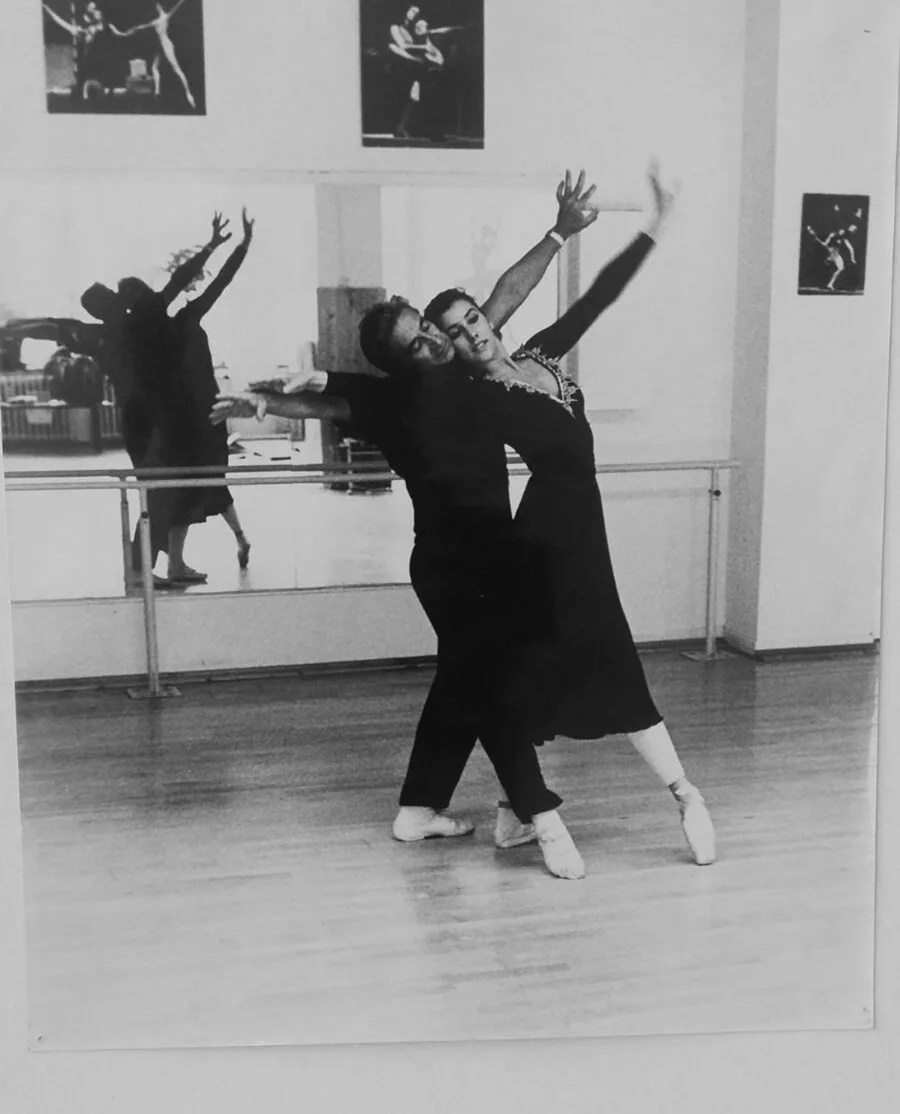 Alexandra Frings im Pas de deux, Archivfoto